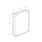 Azar Displays 5" x 7" Vertical/Horizontal Acrylic Block Frame 104434 - alternate 2